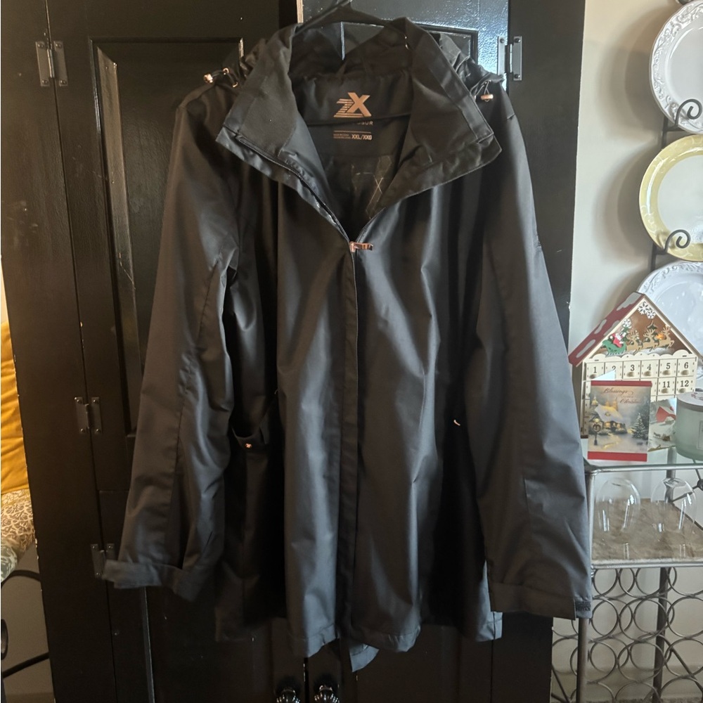 ZeroXposur Black Hooded Jacket